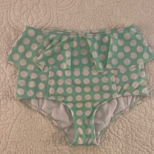Kortni Jeane Polka Dot Peplum Bottoms